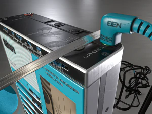 Gravador de cassetes FM-AM 1986 pronto para jogo Modelo 3D