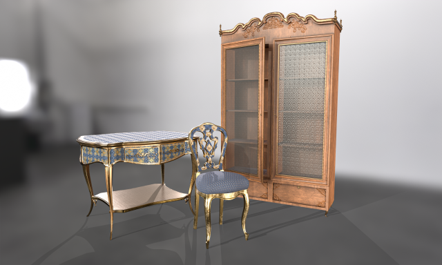 Furniture asset v1 game ready Modelo 3D .c4d .max .obj .3ds .fbx .stl .blend 