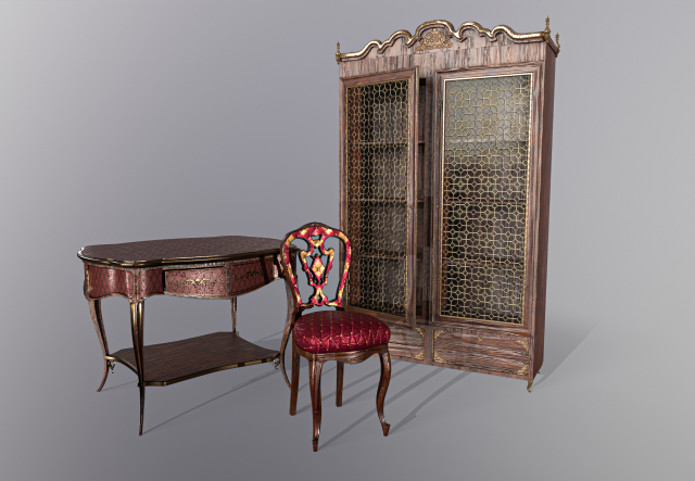Furniture asset v3 game ready 3D Модель .c4d .max .obj .3ds .fbx .stl .blend 