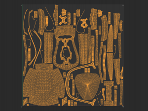 Furniture asset v3 game ready 3D Модель