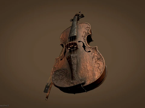 Violin 3D Model