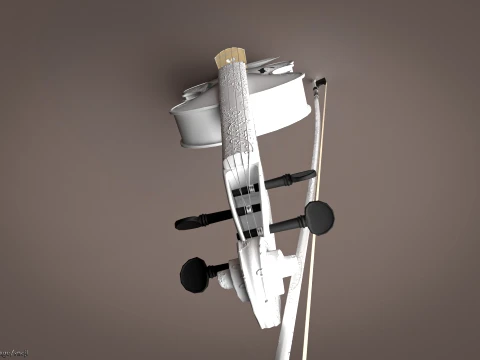 Violin 3D Model