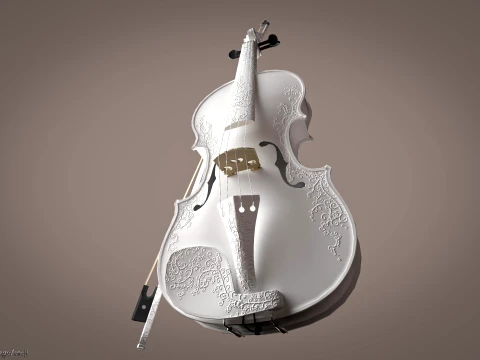 Violin 3D Model