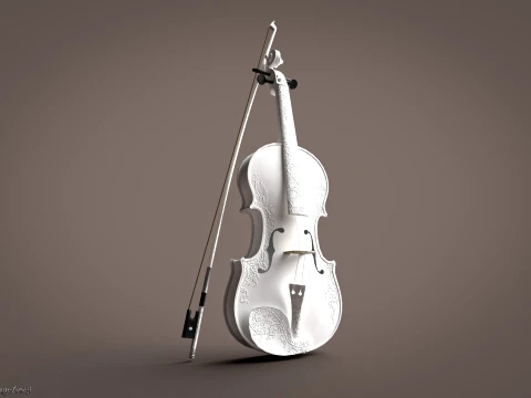 Violin 3D Model