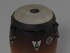 Conga Drum Model 3D