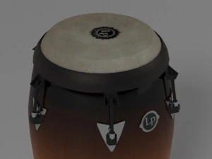 Conga Drum 3D Model