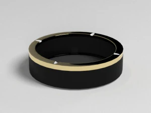 Элегантная пепельница 3D Модель