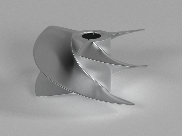 Hydro jet propeller 3D Model .c4d .max .obj .3ds .fbx .stl .blend 