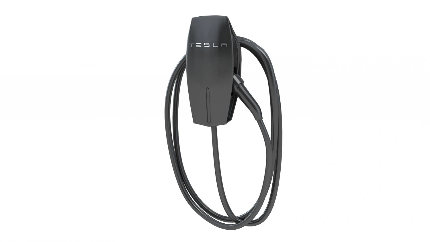 TESLA Wall Connector01 3D Model .c4d .max .obj .3ds .fbx .stl .blend 