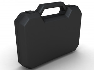 Black Plastic Case Modello 3D