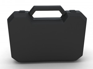 Black Plastic Case Model 3D