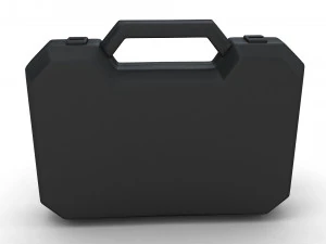 Black Plastic Case 3D Model