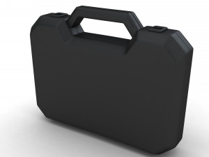 Black Plastic Case Model 3D