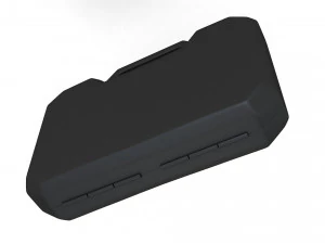 Black Plastic Case 3D Model