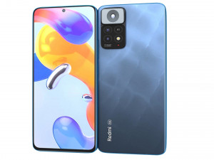 Xiaomi Redmi Note 11 Pro 5G Blue 3D 모델