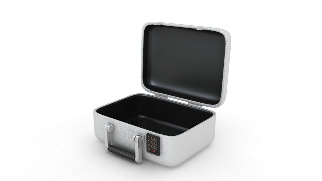 Security Case Nickel Plated Modèle 3D .c4d .max .obj .3ds .fbx .stl .blend 