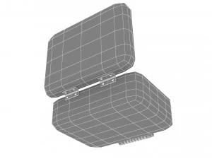 Security Case Nickel Plated 3D Model