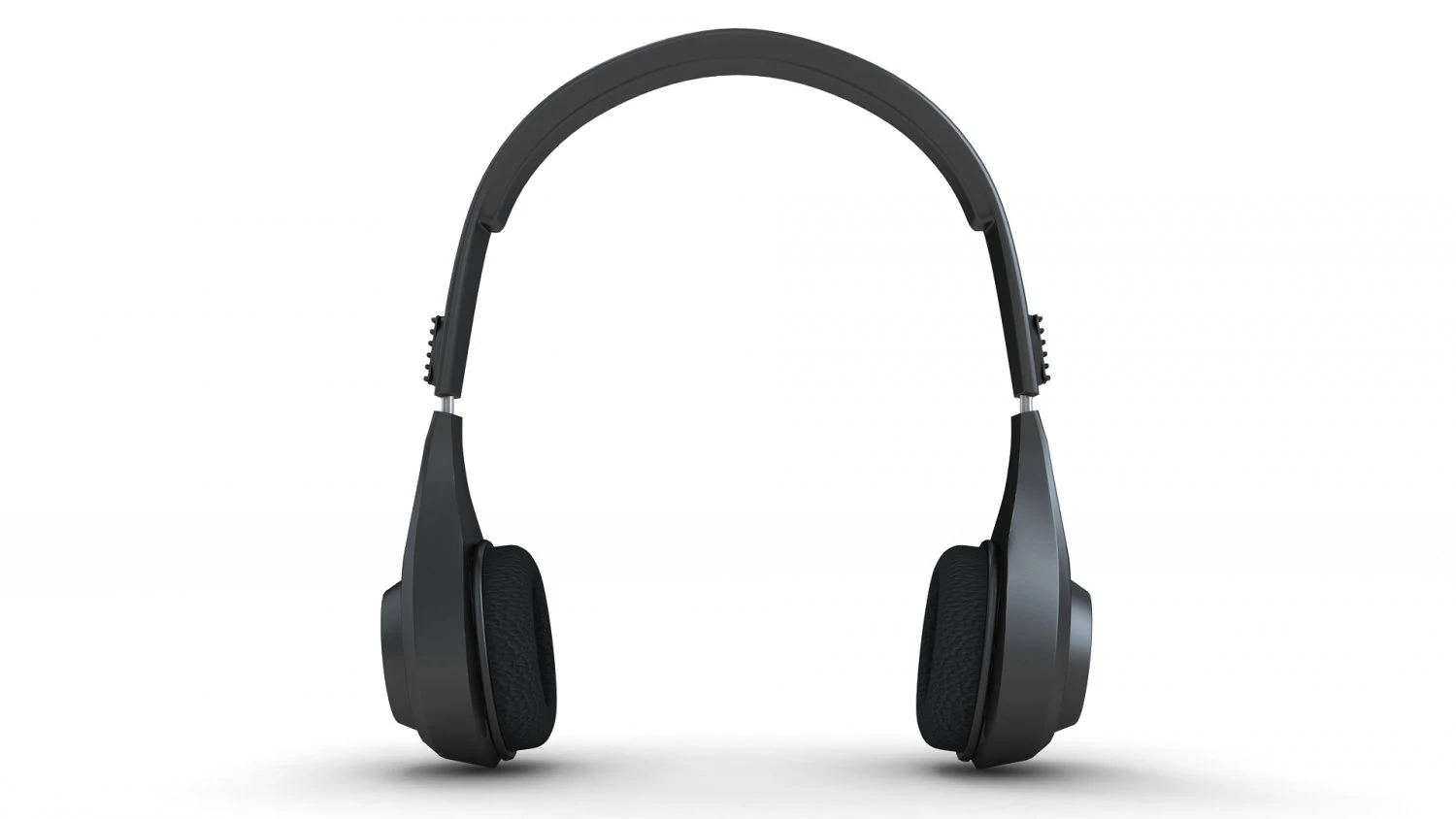 Black headphone 3D Model .c4d .max .obj .3ds .fbx .stl .blend 