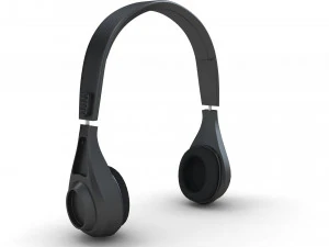 Black headphone 3D Model