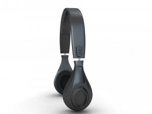 Black headphone 3D Model