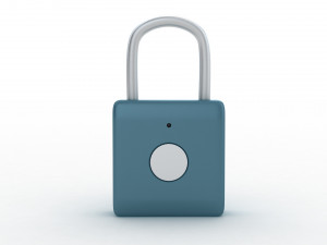 Fingerprint padlock Modelo 3D