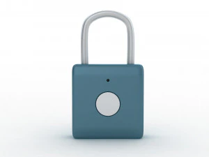 Fingerprint padlock 3D Model