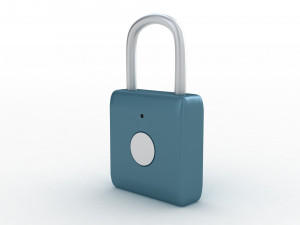 Fingerprint padlock Modelo 3D