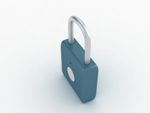 Fingerprint padlock Modelo 3D