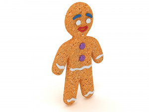 Ginger bread man 3D Model