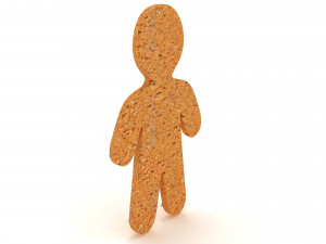 Ginger bread man 3D Model