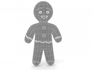 Ginger bread man 3D Model