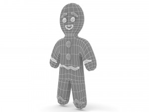 Ginger bread man 3D Model