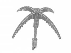 Grappling hook Model 3D