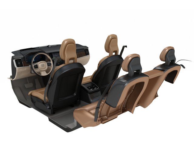 Car Interior 3D 模型 .c4d .max .obj .3ds .fbx .stl .blend 
