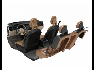Interior do carro Modelo 3D