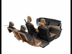Car Interior 3D 模型