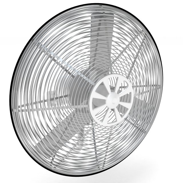 Wall fan Modelo 3D .c4d .max .obj .3ds .fbx .stl .blend 
