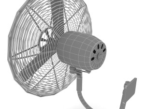 Wall fan Modelo 3D