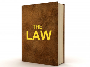 Legal Gavel Scales And Law Book 3D 模型