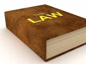 Legal Gavel Scales And Law Book 3D 模型