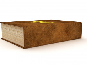 Legal Gavel Scales And Law Book 3D 模型