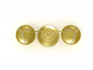Legal Gavel Scales And Law Book 3D 模型