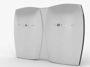 Tesla Powerwall Double Unit 3D Model