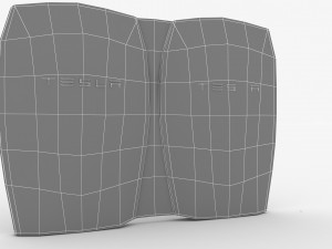 Tesla Powerwall Double Unit Modelo 3D