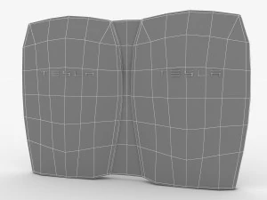 Tesla Powerwall Double Unit 3D Model