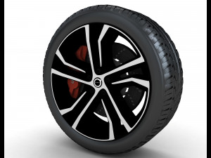 Car wheel 3D 模型