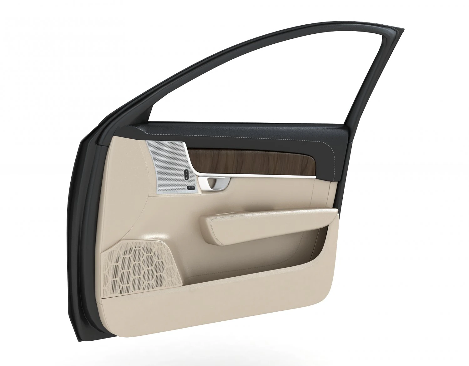 High detail car door 3D Model .c4d .max .obj .3ds .fbx .stl .blend