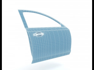 High detail car door 3D Model