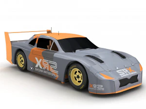 Rennwagen der SRX 2022 Superstar Racing Experience Series 3D Modell