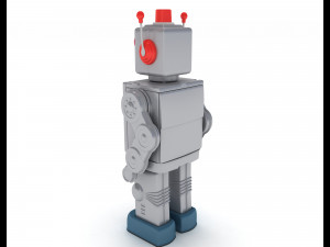Vintage toy robot Modèle 3D